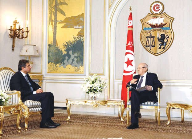 الرئيس التونسي تسلم دعوة صاحب السمو لزيارة الكويت
