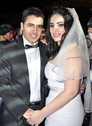 مروة نصر وزوجها محمد علام مروة نصر وزوجها محمد علام