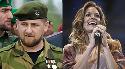 رمضان قديروف وهيلارى سوانك