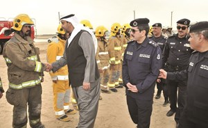 الشيخ محمد العبدالله يتابع التمرين