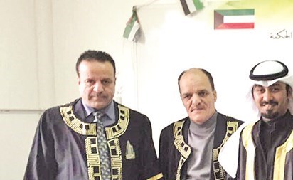 جامعة آل البيت الأردنية تكرم الطالب محمد السهيل