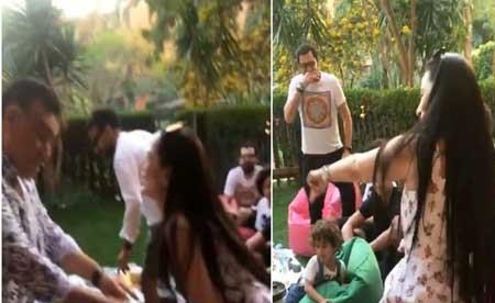 بالفيديو.. "رقصات" شريهان تخطف الأنظار في شم النسيم