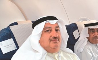 نائب رئيس التحرير الزميل عدنان الراشد ورئيس تحرير جريدة النهار عماد بوخمسين