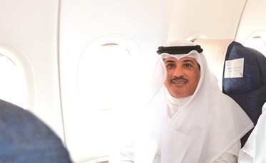 رئيس تحرير جريدة الراي الزميل ماجد العلي ومدير عام الجمارك المستشار جمال الجلاوي