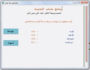 حساب المواريث جريدة الأنباء Kuwait