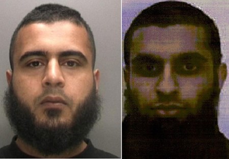 من اليمين، ساجد إسلام الملتحق مع جاك في صفوف داعش، ثم المتهم بتجنيد الاثنين، أيمن شوكت
