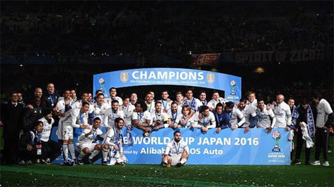  ريال مدريد على منصة التتويج