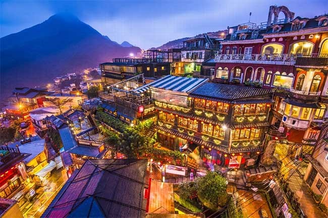  المقاهي في Jiufen، تايوان