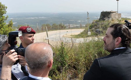 Ø±Ø¦ÙØ³ Ù
Ø¬ÙØ³ اÙÙØ²Ø±Ø§Ø¡ سعد Ø§ÙØØ±ÙØ±Ù Ø®ÙØ§Ù تÙÙØ¯Ù Ù
ÙØ§Ø·Ù عÙÙ Ø§ÙØØ¯ÙØ¯ اÙÙØ¨ÙاÙÙØ© اÙÙ
Ø·ÙØ© عÙ٠اراض ÙÙØ³Ø·ÙÙÙØ© Ù
ØØªÙØ© Ù٠جÙÙØ¨ ÙØ¨Ùا٠(Ù
ØÙ
ÙØ¯ Ø§ÙØ·ÙÙÙ)