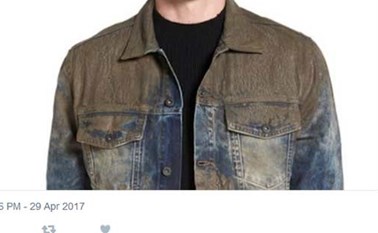 بالصور .. سراويل جينز متسخة للبيع .. هذا سعرها 7 سراويل جينز متسخة للبيع.. هذا سعرها