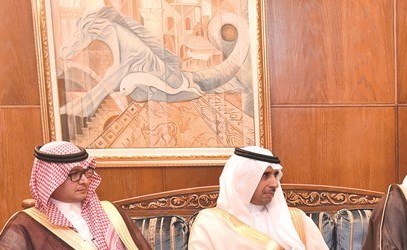 ï»¿Ø±Ø¦ÙØ³ Ù
Ø¬ÙØ³ اÙÙÙØ§Ø¨ ÙØ¨Ù٠بر٠Ù
Ø³ØªÙØ¨Ùا اÙÙ
ÙÙØ¯ Ø§ÙØ³Ø¹ÙØ¯Ù ÙØ²Ø§Ø± Ø§ÙØ¹ÙÙÙØ§ ÙØ§ÙÙØ²Ùر اÙÙ
ÙÙØ¶ ÙÙ Ø§ÙØ®Ø§Ø±Ø¬ÙØ© ÙÙÙØ¯ Ø§ÙØ¨Ø®Ø§Ø±Ù ÙØ§ÙسÙÙØ± ÙÙÙØ¯ اÙÙØ¹ÙÙØ¨(Ù
ØÙ
ÙØ¯ Ø§ÙØ·ÙÙÙ)