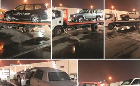 ٢٥٠ مخالفة مرورية تم تحريرها خلال الحملات