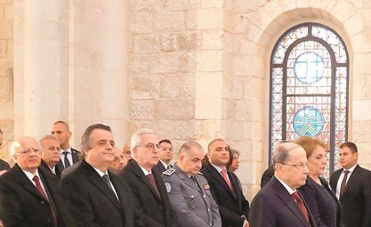 Ø§ÙØ±Ø¦Ùس Ù
ÙØ´Ø§Ù عÙÙ ÙØØ¶Ø± ÙØ¯Ø§Ø³ Ø¹ÙØ¯ اÙÙ
ÙÙØ§Ø¯ برئاسة Ø§ÙØ¨Ø·Ø±Ùر٠بشارة Ø§ÙØ±Ø§Ø¹Ù (Ù
ØÙ
ÙØ¯ Ø§ÙØ·ÙÙÙ)