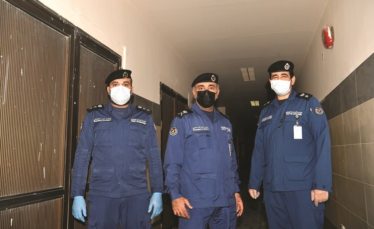 اللواء محمد الشطي والعقيد محمد حمد الشطي والمقدم م.بدر العتيبي