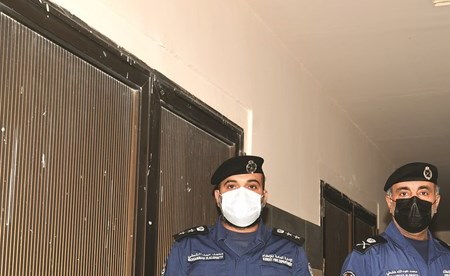 اللواء محمد الشطي والعقيد محمد حمد الشطي والمقدم م.بدر العتيبي