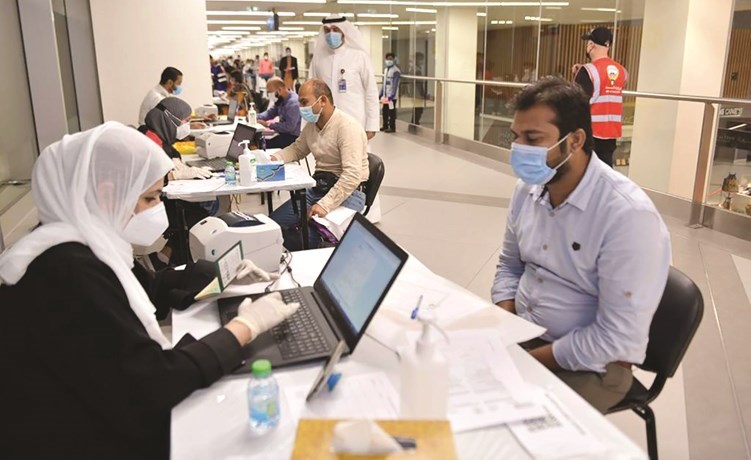 جانب من إنجاز إجراءات دخول الكوادر الباكستانية