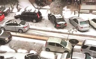 أمطار غزيرة وتساقط حبات البرد والثلج في بيروت(محمود الطويل)