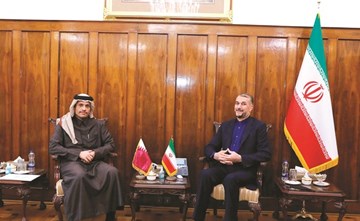 وزير خارجية قطر يلتقي نظيره الإيراني في طهران