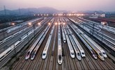 الصين تشهد انخفاضا في رحلات الركاب عبر السكك الحديدية في المناطق الحضرية