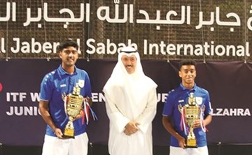الكويت تحصد ذهبية زوجي دولية التنس للناشئين