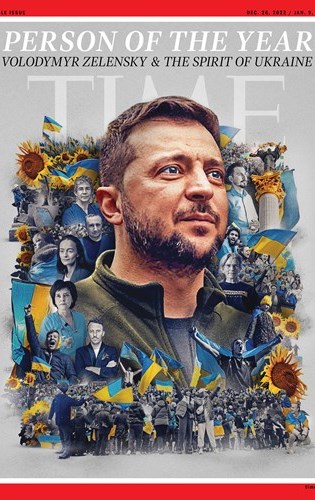 «تايم» تختار الرئيس الأوكراني «شخصية العام 2022»