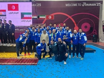 «أزرق الطائرة» يحصد برونزية كأس التحدي العربي