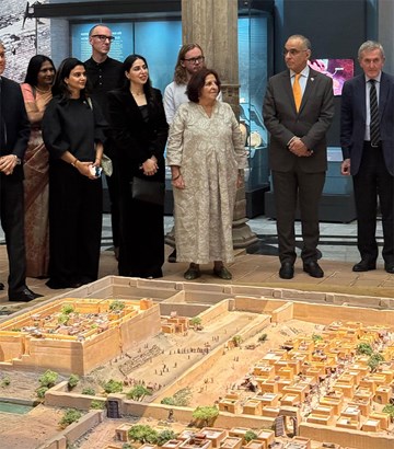 مجموعة الصباح الآثارية تفتتح معرض «شبكات من الماضي» في الهند