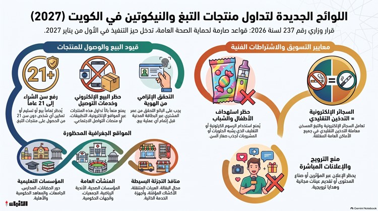 تشدد وحصر بيع التبغ