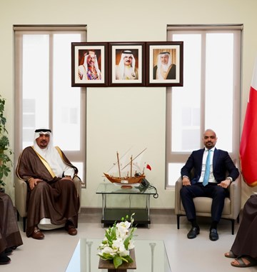 الناجم بحث مع وزير التنمية الاجتماعية البحريني تعزيز التعاون وتبادل الخبرات في تطوير العمل الاجتماعي